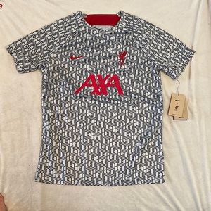 BNWT NIKE Liverpool 2023 Pre-Match Dri-FIT Soccer Top M:L